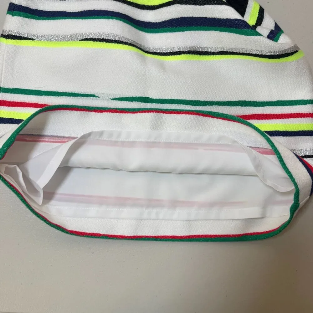 Milly Minis Couture Stripe Mini Skirt Size 10 NWT